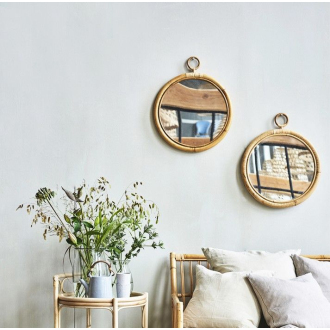 Nástenné zrkadlo Boho 40CM 322052