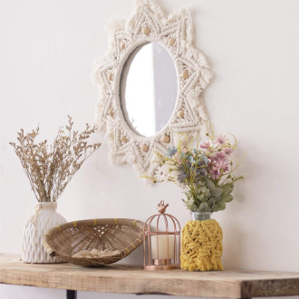 Nástenné zrcadlo Boho 50CM 322047