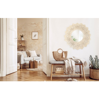 Nástenné zrkadlo Boho 55CM 322049