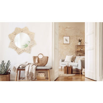 Nástenné zrcadlo Boho 53CM 322048