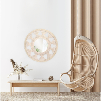 Nástenné zrcadlo Boho 65CM 322050