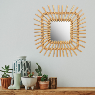 Nástenné zrcadlo Boho 45CM QDJ071