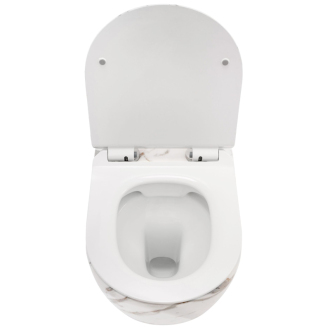 WC misa bez splachovacieho okruhu Rea Carlos Slim Lava Shiny