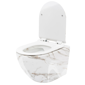 WC misa bez splachovacieho okruhu Rea Carlos Slim Lava Shiny
