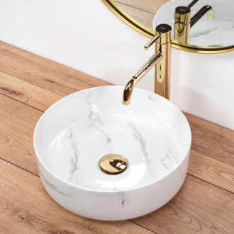 Umývadlo na dosku REA SAMI Nature Marble