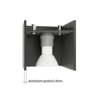 QUAD MAXI Nástenné svetlo, biela SL.0525