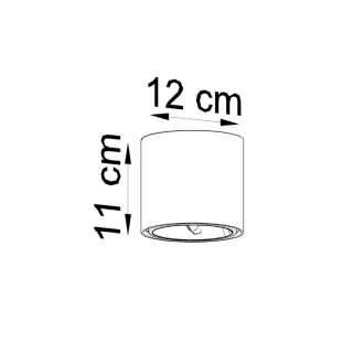 TIUBE Stropné svetlo, biela SL.0695