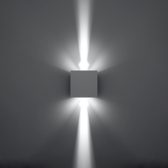 LUCA LED IP54 Nástenné svetlo, biela SL.0544