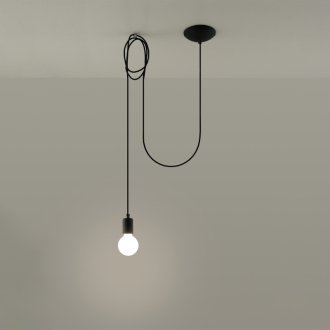 EDISON 1 Závesné svetlo, čierna SL.0369