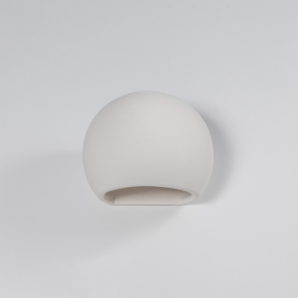 GLOBE Nástenné keramické svetlo, biela SL.0032