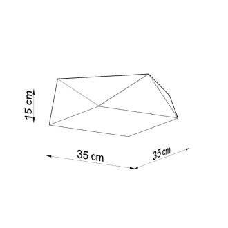 HEXA 25 Stropné svetlo, biela SL.0689