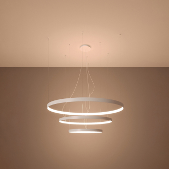 RIO 3 Závesné svetlo 55/78 LED 3000K, biela TH.215