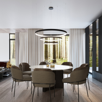 RIO 3 Závesné svetlo 55/78 LED 3000K, biela TH.215