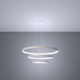 RIO 3 Závesné svetlo 55/78 LED 4000K, biela TH.271