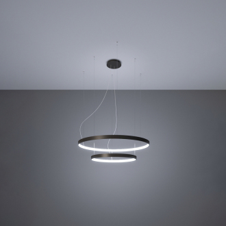 RIO 2 Závesné svetlo 55/78 LED 4000K, čierna TH.212