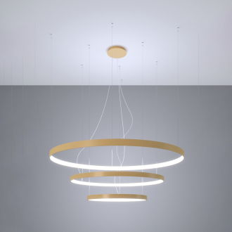 RIO 3 Závesné svetlo 55/78/110 LED 4000K, zlatá TH.269