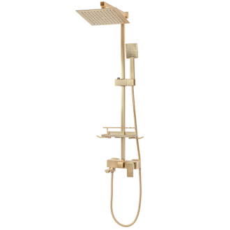REA Jack sprchový set, brúsená zlatá REA-P7050