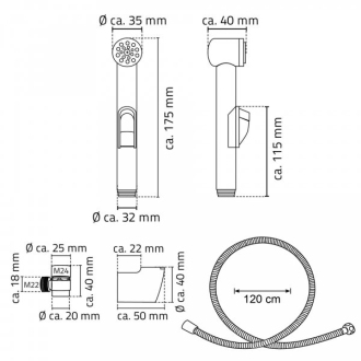 RIDDER LYON Dusch-Set A120500