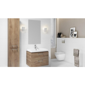 Cersanit SET 822 LARA CITY 50 cm, skrinka s umývadlom, orech S801-155-DSM