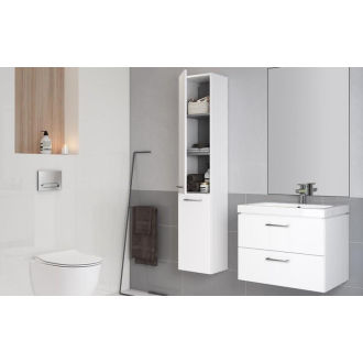 Cersanit SET 801 LARA CITY 50 cm, skrinka s umývadlom, biela S801-141-DSM