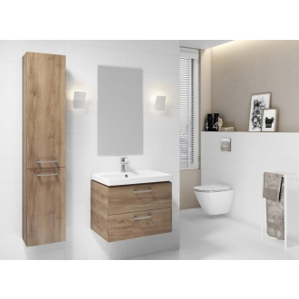 Cersanit SET 803 LARA CITY 60 cm, skrinka s umývadlom, orech S801-143-DSM