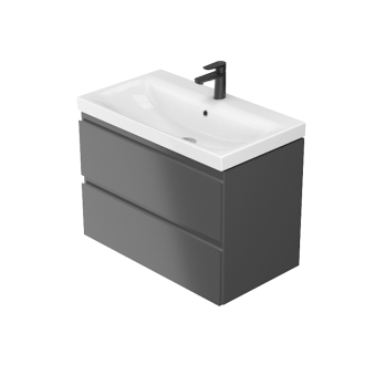 Cersanit Moduo 80 Umývadlová skrinka, antracit S590-069-DSM