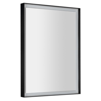 SORT LED podsvietené zrkadlo 60x80cm, matná čierna ST080