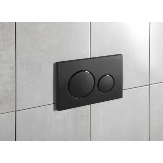 GEBERIT SIGMA20 ovládacie tlačidlo, Easy-to clean/čierna mat