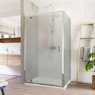 Mereo Lima sprchovací kút, 100x80x190 cm, pivotové dvere a pevný diel, sklo Point CK87952K