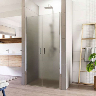 Mereo Lima sprchové dvere lietacie, 95x190 cm, chróm ALU, sklo Point 6 mm CK80582K