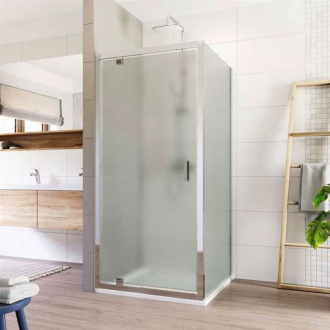 Mereo Lima sprchovací kút, 80x80x190 cm, pivotové dvere a pevný diel, sklo Point CK86912K