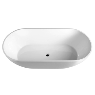 REDUTA voľne stojaca vaňa liaty mramor 171x81x58cm, biela 71842