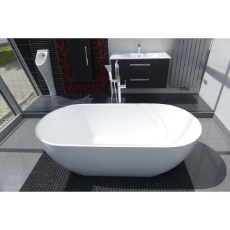 REDUTA voľne stojaca vaňa liaty mramor 171x81x58cm, biela 71842