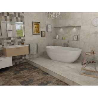 REDUTA voľne stojaca vaňa liaty mramor 171x81x58cm, biela 71842