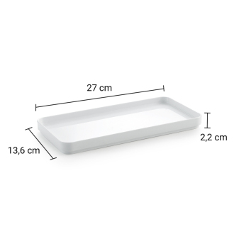 SEVENTY miska na postavenie, biela 630622