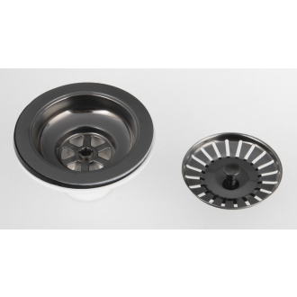 Drezová nerez výpusť 6/4&quot;, čierna 155.121.6