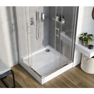 Deante JASMIN PLUS Sprchovací kút 80cm, chrome KTJ_042P