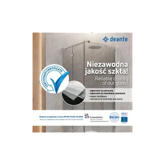 Deante JASMIN PLUS Sprchovací kút 80cm, chrome KTJ_052P