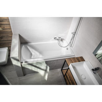 LILY SLIM obdĺžniková vaňa 150x70x39cm, biela 72273S