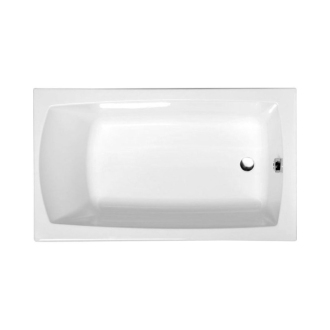 LILY SLIM obdĺžniková vaňa 120x70x39cm, biela 25111S