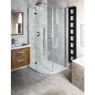 FORTIS LINE štvrťkruhová sprchová zástena 1000x900x2000, ľavá FL5090L