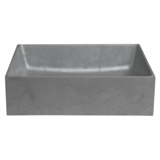 FORMIGO betónové umývadlo, 47,5x14x36,5 cm, strieborná FG112
