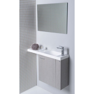 LATUS VI umývadlová skrinka 50x50x22cm, pravá, dub strieborný (55820) LT610-1111