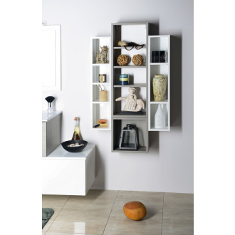 ESPACE otvorená policová skrinka 20x94x22cm, dub strieborný (ESP131) ESC130-1111