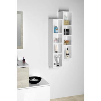 ESPACE otvorená policová skrinka 20x94x22cm, dub strieborný (ESP131) ESC130-1111