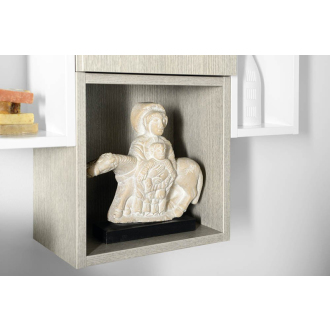 ESPACE otvorená policová skrinka 35x35x22cm, biela (ESP150) ESC150-3030