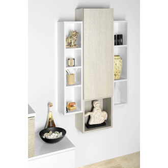 ESPACE otvorená policová skrinka 35x35x22cm, biela (ESP150) ESC150-3030