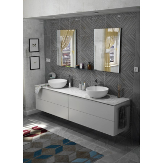 TREOS umývadlová skrinka 110x53x50, 5cm, biela mat (TS110) TS110-3131
