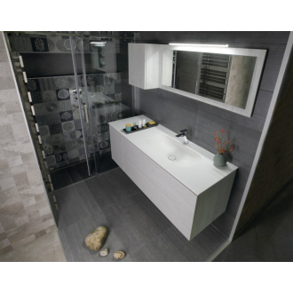TREOS umývadlová skrinka 110x53x50, 5cm, dub Polar (TS112) TS110-1010