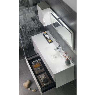 TREOS umývadlová skrinka 110x53x50, 5cm, dub Polar (TS112) TS110-1010